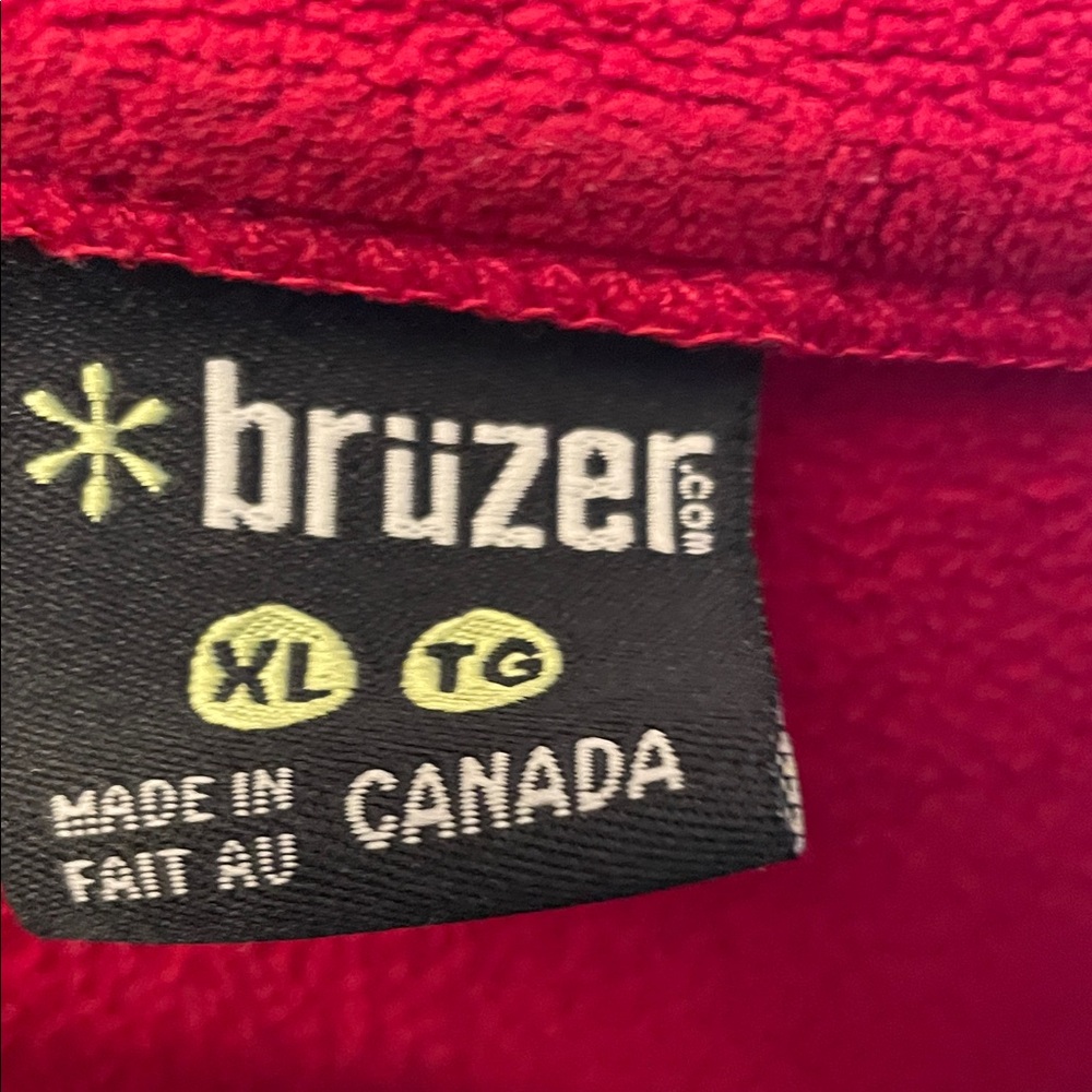 Bruzer Red Pullover - Picture 2 of 2